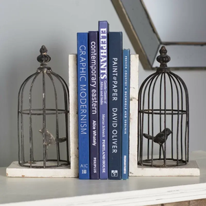 Porte-livres modernes en métal faits à la main avec finition haut de gamme pour les designers d'intérieur, utilisation au bureau, lestés, antidérapants, durables, design artistique - Product Image 1