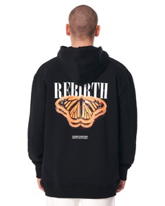 Sweat-shirt à capuche noir premium de base pour hommes en coton lourd surdimensionné personnalisé offre en gros tendance 2024 qualifier le service OEM - Product Image 3