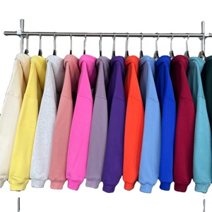 2025 Customized Men's Streetwear 400gsm 100% Cotton Oversized <b>Hoodies</b> with Plain Dyed Technique for Winter - Product Image 4