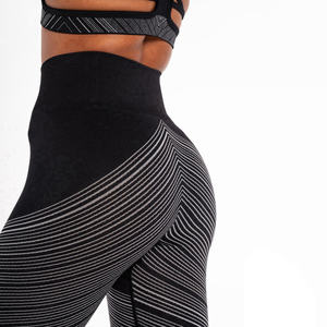 Wholesale Best Quality Custom Logo Gym <b>Leggings</b> for Women Lightweight <b>Knitted</b> Fabric High Waist Made in Pakistan - Product Image 6