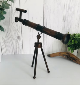 Telescopio Metálico Vintage de Primera Calidad, Soporte Hecho a Mano, Telescopio de Latón, el Mejor Artículo para Regalo - Product Image 1