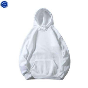 Sudadera con capucha de peso pesado de 100% algodón para hombre personalizada de fábrica, estilo callejero con forro de otoño, informal, de gran tamaño y patrón sólido - Product Image 6