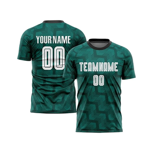 100% tela de poliéster camiseta de fútbol transpirable productos de secado rápido logotipo personalizado impresión Jersey impresión americana Venta caliente - Product Image 4