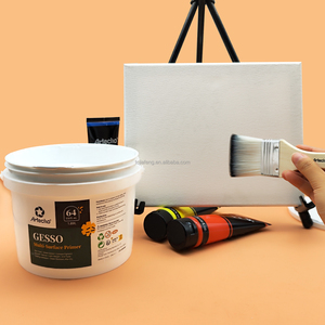 Artecho Base <strong>Paint</strong> Gesso <strong>White</strong> 64OZ Nice Quality Fast Dry Art Medium Big Bottle <strong>Acrylic</strong> Gesso Painting <strong>Paint</strong> - Product Image 6