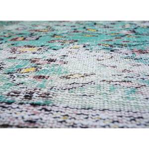 Handmade Large Area Vintage Green Wool <b>Rug</b> 9x12 Rectangle Floral Abstract Patterns for Home Living Room Teen Hallway-Pae-1315 - Product Image 3