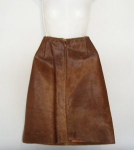 Jupes plissées taille haute pour femmes cuir de vachette Satin couleurs unies grandes tailles cuir de vachette Satin couleur unie 2025 - Product Image 1