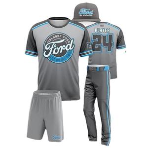 Maillot de baseball respirant sur mesure pour hommes Vêtements de sport de style unique avec ensemble d'uniformes imprimés de haute qualité du Pakistan - Product Image 4