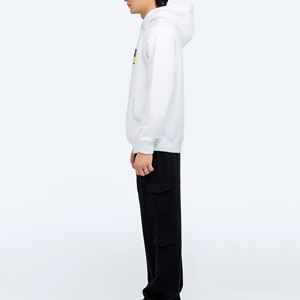 Otoño nuevos hombres de alta calidad sudaderas con capucha y sudaderas pulóver Casual suelto ajuste múltiples bolsillos estampado patrón cuello con capucha - Product Image 4