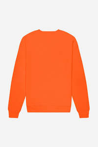 Hot Selling Solid <b>Orange</b> Color <b>Men's</b> <b>Sweatshirts</b> High Quality 100% Cotton Fabric Crew Neck Winter Warm Oversize <b>Men's</b> <b>Sweatshirt</b> - Product Image 5