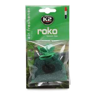 K2 DEO ROKO Green Tea Aromaterapia 20g Ambientador de coche en bolsita - Product Image 1
