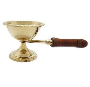 Quemador de incienso de latón de nuevo diseño con mango de madera Diseño moderno Producto de fragancia de aire Fabricante y proveedor indio - Product Image 5