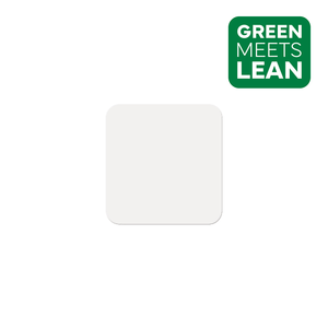 <b>Warehousing</b> & Supermarket Supplies LongLife Eco Self-Adhesive Floor Marking Squares 50 Pack 75x75mm White-LGECO-75-Q-02 - Product Image 1