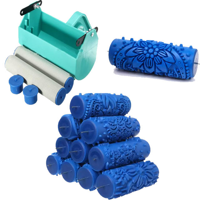 Confezione Da 10 Mini Rulli In Schiuma Da 4 Pollici Per Pittura Fai-Da-Te Con Ve - Foto 3