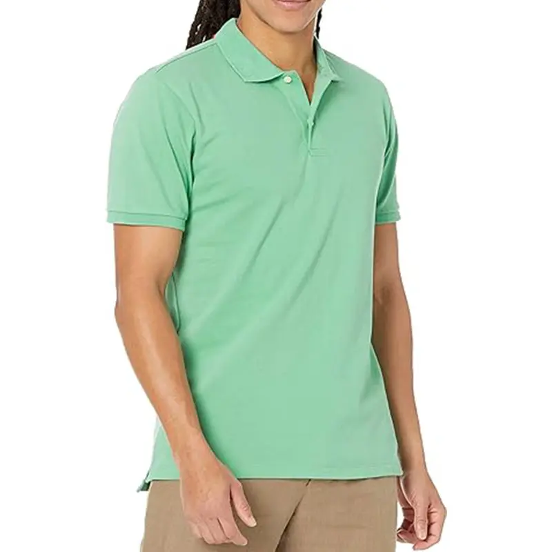 Usine OEM Direct Confortable Hommes T-shirt Piqué Garniture Contrastée Classique Cool Hommes Polo Entièrement Personnalisé Polos Vêtements de Golf