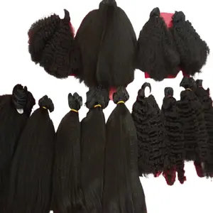 Cambodgien vietnamien 100% Remy asiatique cheveux tissage Extensions vierge cuticule aligné Extension de cheveux humains