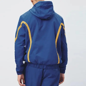 Vente en gros de survêtements de sport personnalisés en nylon pour hommes vêtements de jogging survêtement de course pour hommes vêtements coupe-vent survêtement tenue décontracté - Product Image 4