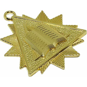 Passé Grand Maître Collier Bijou Maçonnique Regalia Franc-maçon Officier Emblème Plaqué Or Conception Personnalisée Haute Qualité 2025 Service OEM - Product Image 1