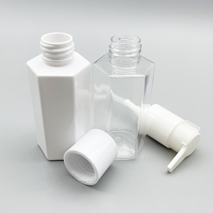 Shampoo Body Wash Hand Wash Soap Sanitizer Liquid Dispenser Spray Pump Bottle High Quality 100ml PET Cylinder Packaging Item - Product Image 1