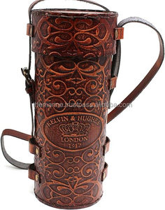 Kelvin & Hughes ลอนดอน1917ทำด้วยมือครึ่งหนังแกะสลัก20นิ้วกล้องโทรทรรศน์ทองเหลืองโบราณทะเลกับเคสหนัง - Product Image 6