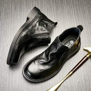 Zapatos Casuales Ligeros con Plantilla Absorbente de Sudor y Estructura Flexible, Zapatos Diarios para Hombre, Zapatos de Cuero - Product Image 2