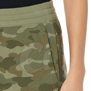 Mid Waist <b>Women's</b> Premium Quality Slim Fit <b>Trousers</b> Comfortable Cotton Polyester Made <b>Camo</b> Printing Design Flat Front Style - Product Image 5