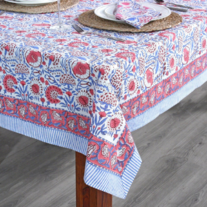 Khushboo nappe Style naturel imprimé fleuri décoration de la maison mariage jardin fête chemin de Table napperon - Product Image 1