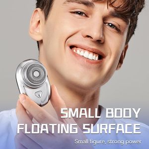 Mini Afeitadora Eléctrica Rotatoria de Una Sola Cuchilla, Afeitadora Inalámbrica Húmeda/Seca con Batería de Larga Duración, Resistente al Agua IPX7, Lavable, Ideal para Viajes - Product Image 1