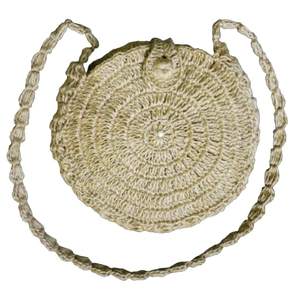 Sac à bandoulière rond en rotin Bali fait à la main sac fourre-tout confortable à porter sac à bandoulière pour les femmes Logo personnalisé exportateur indien Style décontracté - Product Image 2