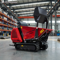 Chariot à chenilles hydraulique Rhinoceros XN800, capacité de charge de 800 kg, vitesse de déplacement de 4 km/h, poids de la machine de 745 kg, idéal pour les chantiers industriels