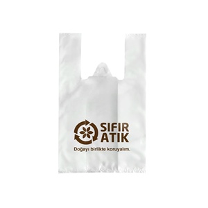 ถุงพลาสติก HDPE ทนทาน แบบเสื้อยืด ถุงช้อปปิ้งแบบใช้แล้วทิ้ง ขายส่งจากตุรกี - Product Image 3