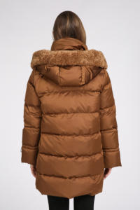 แจ็กเก็ตขนเป็ดฤดูหนาวแบบกำหนดเองได้ผ้าพิมพ์ลายผ้าโพลีเอสเตอร์บุผ้าคอตตอนระบายระบายอากาศได้ดีสไตล์ฮิปฮอป XS - Product Image 5