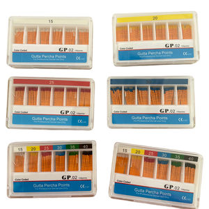 Premium Tandheelkundige <span class=keywords><strong>Gutta</strong></span> Percha Punten Hoge Kwaliteit Obturatie Voor Universele Wortelkanaaltherapie - Product Image 1