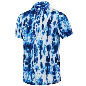 Chemises hawaïennes coupe décontractée pour hommes avec un style de plage d'été à fleurs lumineuses - Product Image 6