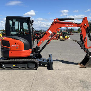 Pour Kubota U35-4 petite mini pelle équipement de Construction en bon état avec poids de fonctionnement de 5 tonnes et chenille de moteur Kubota - Product Image 4