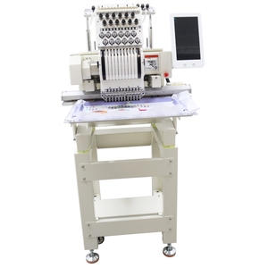 Máquina de bordar automática comercial de una sola cabeza y 12 agujas, nueva, de alta calidad, con pantalla LCD, 110V-220V - Product Image 3