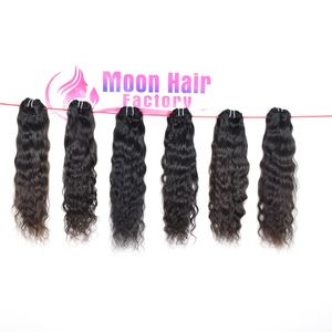 Prix de gros Produit original Cheveux humains bruts naturels de temple indien en mèches ondulées, doux et soyeux, à vendre par Export - Product Image 1