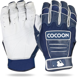Guantes de Bateo de Béisbol de Cuero Vacuno con Logotipo Personalizado, Suministro Directo de Fábrica, Guantes de Bateo de Softbol Listos para el Juego con Agarre Mejorado - Product Image 2