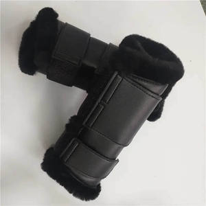 Botas de caballo a prueba de viento cálidas de lana bereber, protección de piernas, envolturas de caballo multicolor, equipo veterinario equino para equitación ecuestre - Product Image 2
