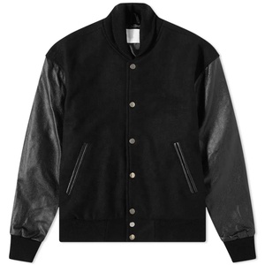 Chaquetas Varsity de Cuero para Hombre, Estilo Vintage, Otoño-Invierno 2025, Fabricante Personalizado, Alta Calidad - Product Image 1