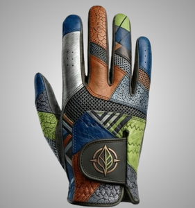 Nouveauté : Gant de golf en cuir véritable personnalisé avec logo, antidérapant, de qualité supérieure, pour droitier, en cuir gaufré - Product Image 1