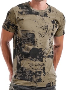 Fabricantes de ropa Camiseta de algodón 100% personalizada Diseño unisex de ajuste holgado con impresión DTG para hombres - Product Image 1
