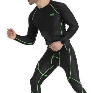 T-shirts d'entraînement de gymnastique à compression à séchage rapide pour hommes pour vêtements d'entraînement - Product Image 5