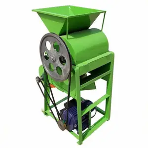 Entrada de alimentación agrandada y ensanchada 1.5kw máquina peladora de aceite de cacahuete comercial máquina peladora eléctrica de cacahuete