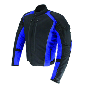 OEM venta al por mayor impreso invierno azul negro Touring a prueba de viento protección impermeable moto chaquetas Cordura textil de alta calidad - Product Image 1