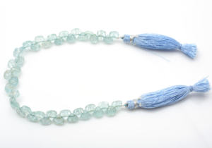 Cuentas de cristal azul facetadas de Aguamarina natural, cuentas de piedras preciosas sueltas para pulseras y collares, joyería - Product Image 5