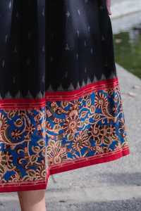 Robe bohème Kala tissée à la main en coton pur, décontractée, occasionnelle, édition limitée, fabriquée à la main, mode éthique, toutes saisons - Product Image 2