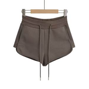 Shorts décontractés d'été pour femmes, taille haute, respirants, écologiques, couleur unie, design personnalisé, haute qualité - Product Image 4