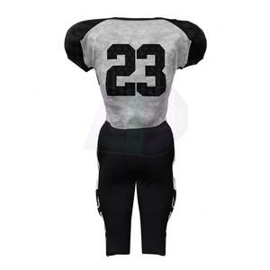 Conjunto de Uniforme de Fútbol Americano Personalizado para Hombre, Material de Poliéster y Spandex de Alta Calidad, Corto, Colores y Tallas Personalizables para Escuela - Product Image 3