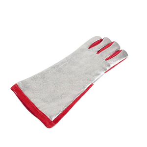 Guantes de soldador de cuero dividido de piel de vaca XL de alta calidad Protección de manos resistente industrial Características antiestáticas antideslizantes para - Product Image 2