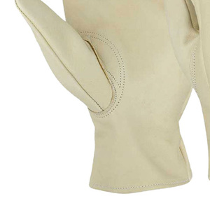 ถุงมือหนังแพะกันลื่นทนความร้อนระบายอากาศได้ถุงมือทำงานเพื่อความปลอดภัยสำหรับผู้ชายขับรถก่อสร้างอุตสาหกรรมการทำเหมือง - Product Image 6